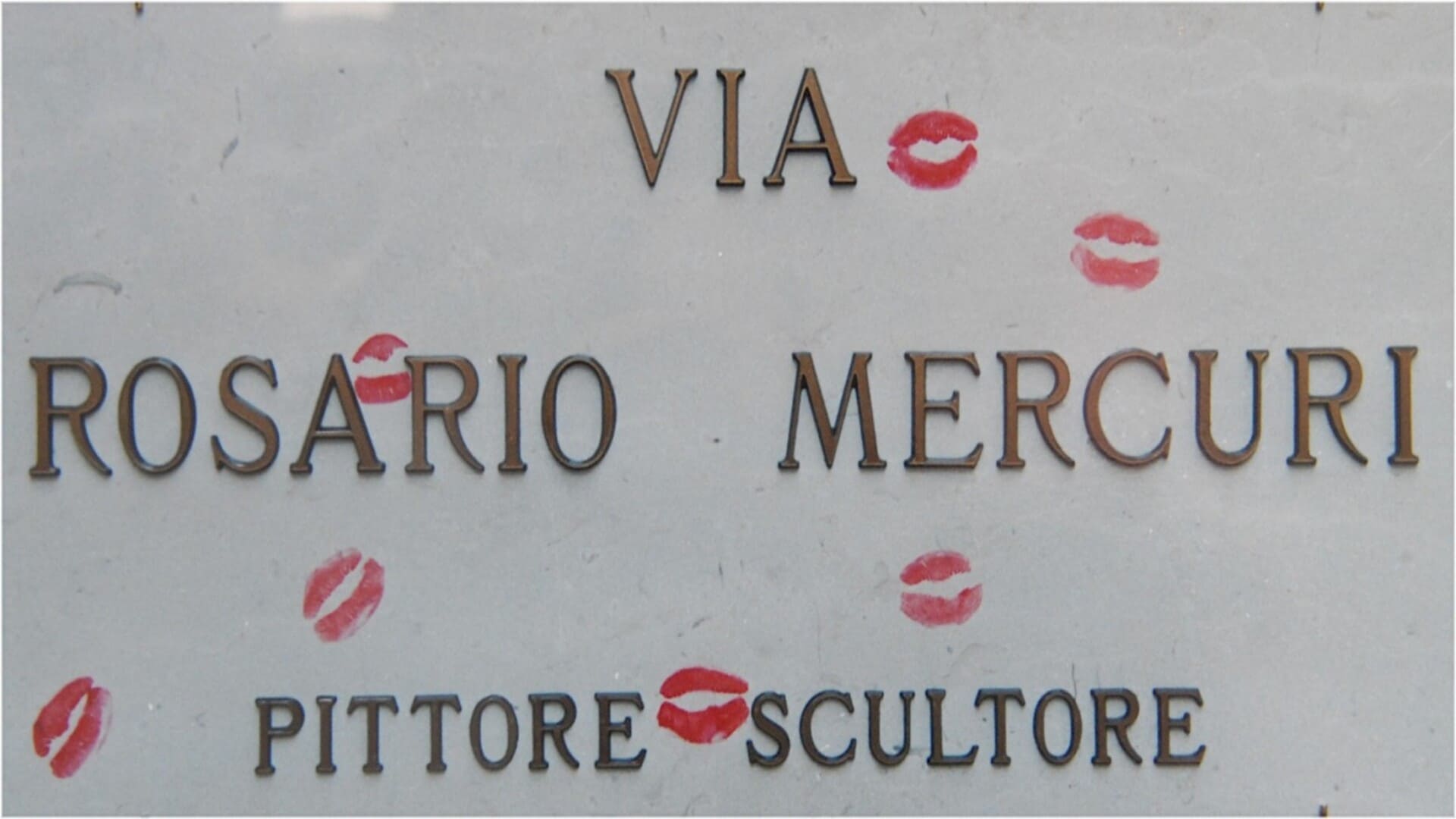 Opera dell'Artista Rosario Mercuri dal titolo 'Via Rosario Mercuri'